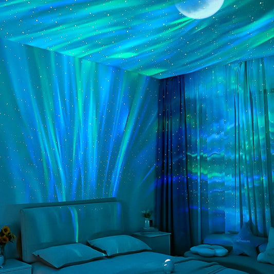 AITHER LIGHT Star Projector, Galaxy Projector for Bedroom, Bluetooth Speaker and White Noise Projector -- Aurora